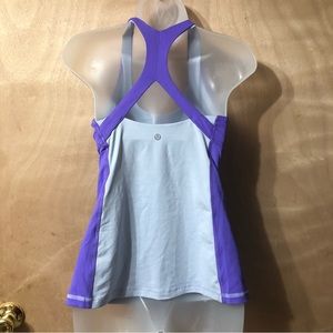 Lululemon size medium Purple athletic tank top